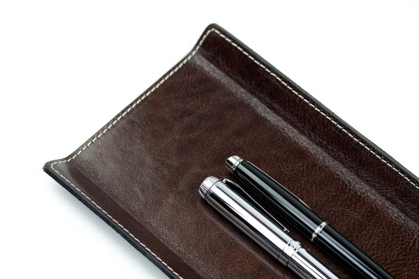 Federschale PREMIUM LEDER VINTAGE marrone