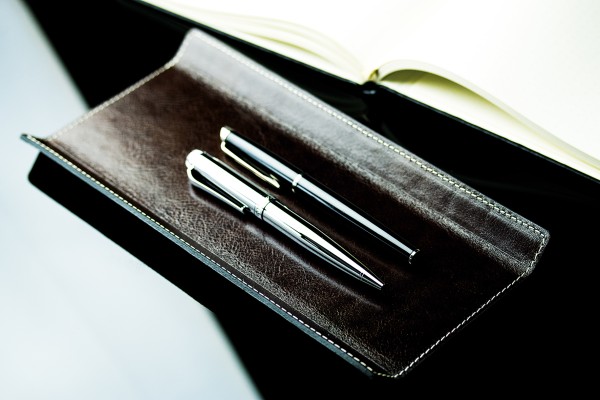 Federschale PREMIUM LEDER VINTAGE marrone