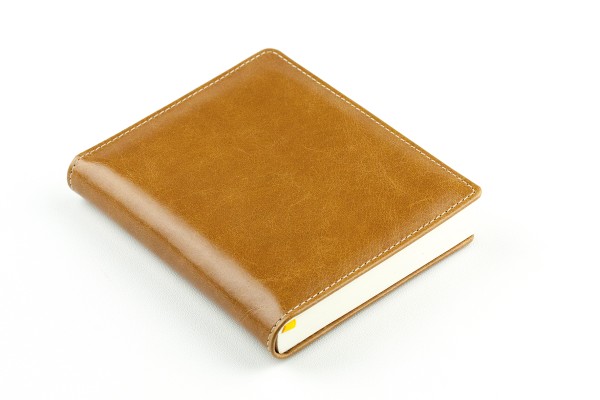 3 Jahreskalender (vergleichend) PREMIUM LEDER VINTAGE Anilin cuoiobraun