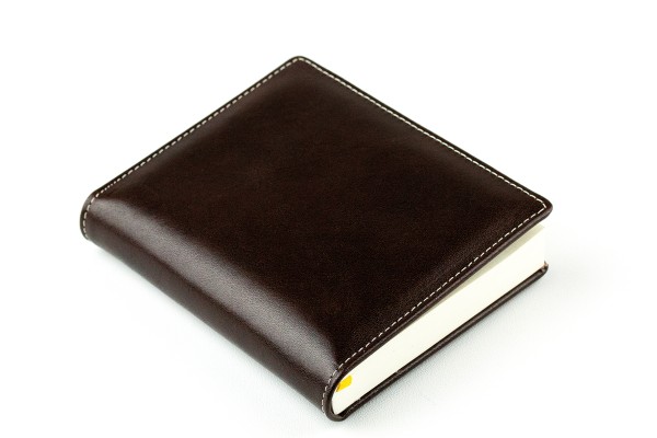 3 Jahreskalender (vergleichend) PREMIUM LEDER VINTAGE Anilin marronebraun