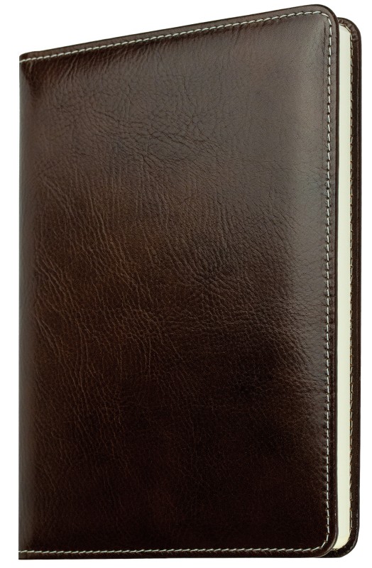 5 Jahreskalender (vergleichend) PREMIUM LEDER VINTAGE Anilin marronebraun