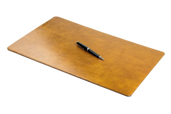 Schreibunterlage "Sekretär" 33 x 50 cm PREMIUM LEDER VINTAGE Anilin cuoiobraun