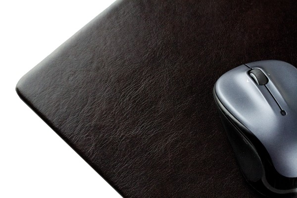 Mousepad PREMIUM LEDER VINTAGE Anilin marronebraun