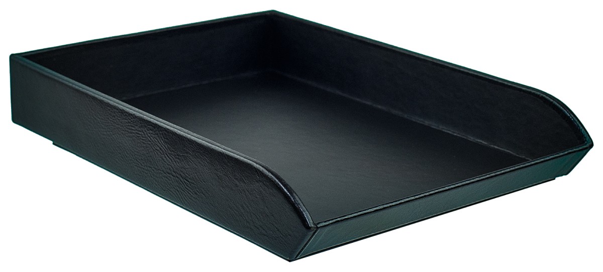 Briefablagekasten PREMIUM LEDER VINTAGE schwarz