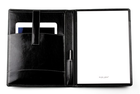 Schreibmappe DIN A4 PREMIUM LEDER VINTAGE schwarz