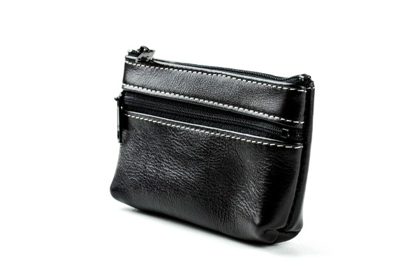 Schlüsseltasche PREMIUM LEDER VINTAGE schwarz
