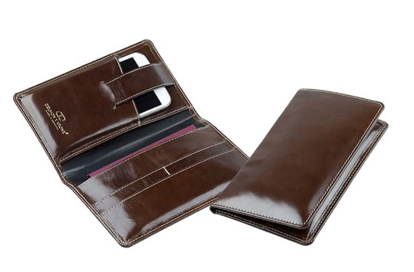 Reisebrieftasche PREMIUM LEDER VINTAGE marronebraun