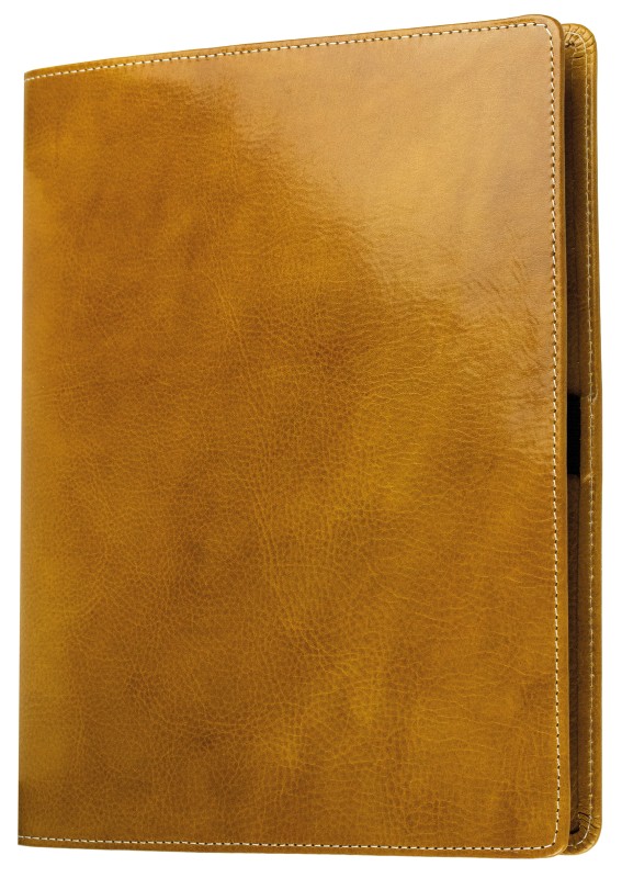 Kalenderbuch DIN B5 für das Jahr 2027 PREMIUM LEDER VINTAGE cuoiobraun (glatt)