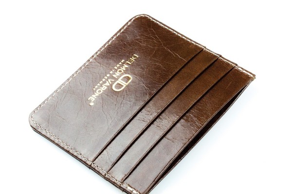Kartenetui für 6 Karten slim fit PREMIUM LEDER VINTAGE marronebraun