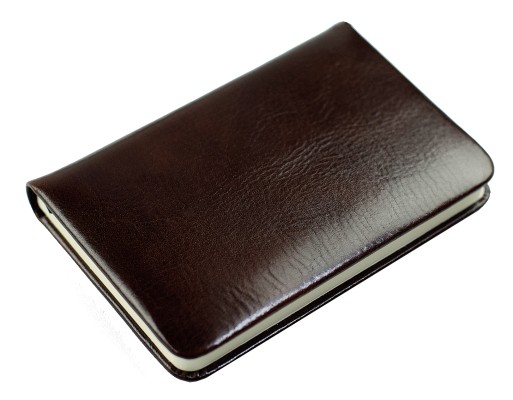 Notizbuch Pocket Format (gebunden) | Echtleder | VINTAGE dunkelbraun