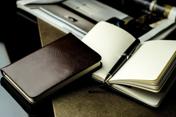 Notizbuch Pocket Format (gebunden) | Echtleder | VINTAGE dunkelbraun