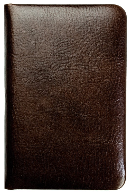 Notizbuch Pocket Format (gebunden) | Echtleder | VINTAGE dunkelbraun