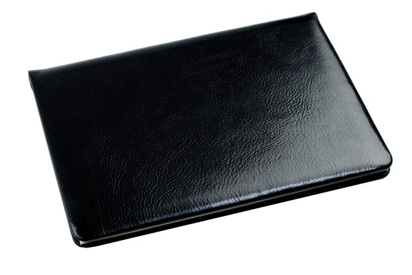 Adressbuch DIN A5 (gebunden) | Echtleder | VINTAGE schwarz