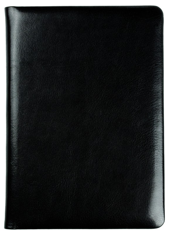 Adressbuch DIN A5 (gebunden) | Echtleder | VINTAGE schwarz