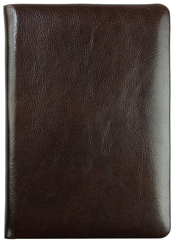 Adressbuch DIN A5 (gebunden) | Echtleder | VINTAGE dunkelbraun