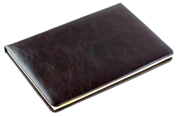 Adressbuch DIN A5 (gebunden) PREMIUM LEDER VINTAGE marronebraun