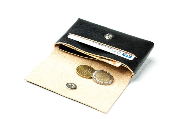 Urban Slim Wallet PREMIUM LEDER VINTAGE schwarz