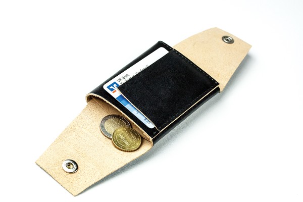 Urban Slim Wallet PREMIUM LEDER VINTAGE schwarz