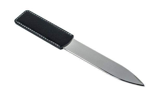 Brieföffner PREMIUM LEDER VINTAGE schwarz