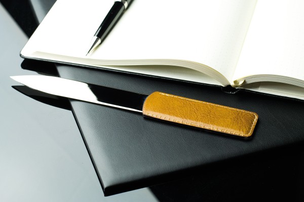 Brieföffner PREMIUM LEDER VINTAGE cuoiobraun