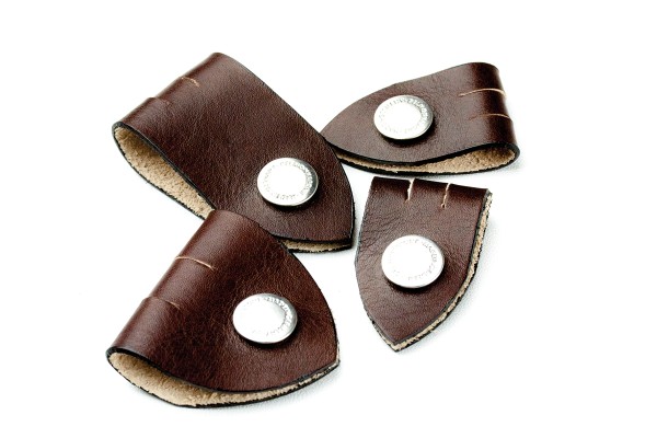 Kabel Organizer Set - Kabelbinder 4-teilig PREMIUM LEDER VINTAGE marronebraun