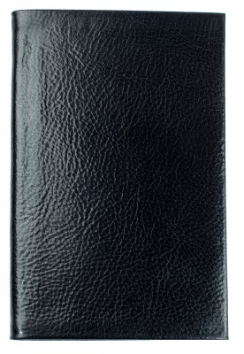 Adressbuch Pocket Format (gebunden) | Echtleder | VINTAGE schwarz