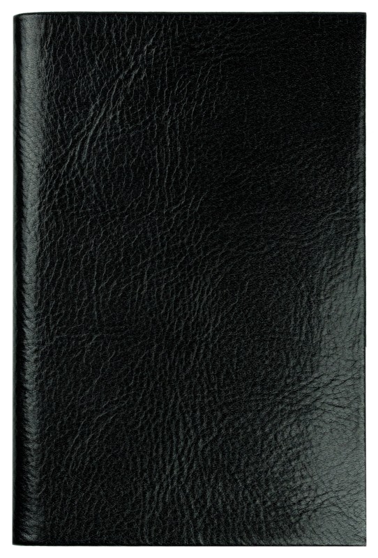 Adressbuch Pocket Format (gebunden) | Echtleder | VINTAGE schwarz
