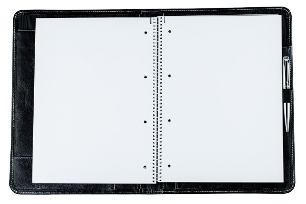 Schreibmappe DIN A4 mit Collegeblock PREMIUM VINTAGE schwarz