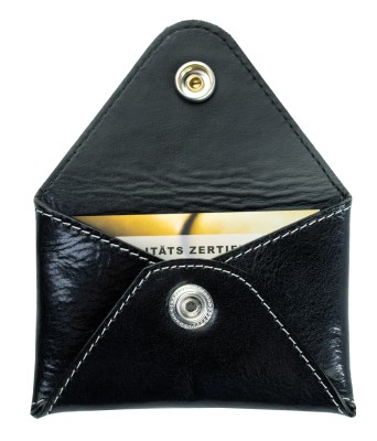 Night Out Wallet / Mini Börse / Kartenetui PREMIUM LEDER VINTAGE schwarz