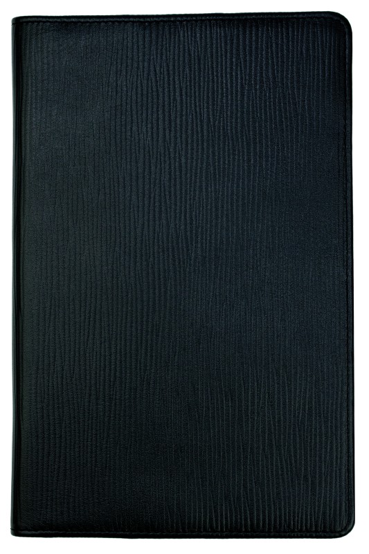 Notizbuch DIN A5 schmal | Echtleder | PAGLIA schwarz