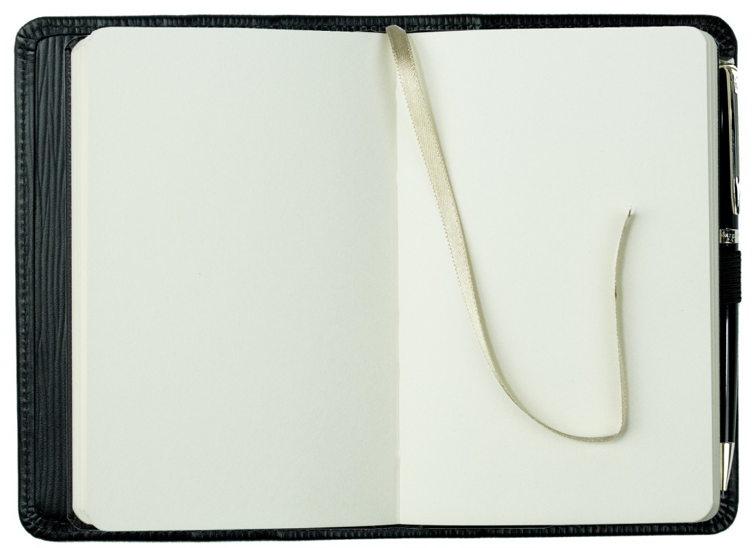 Notizbuch Pocket Format | Echtleder | PAGLIA schwarz