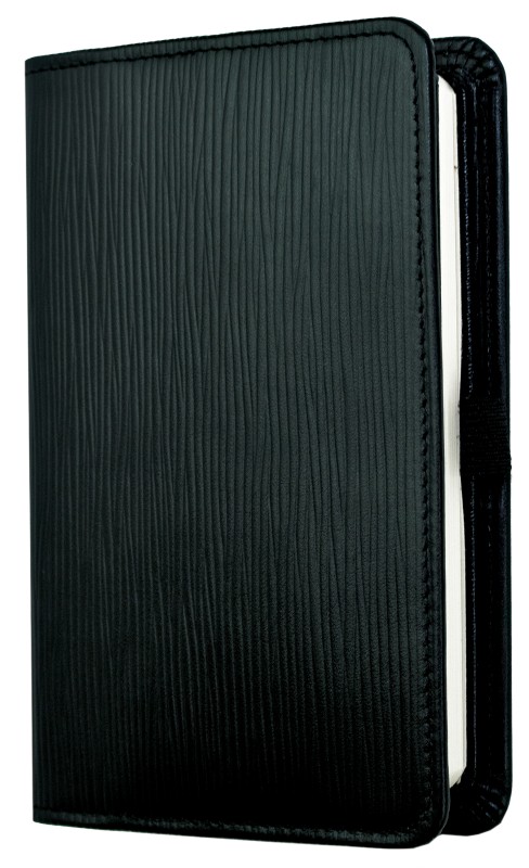 Notizbuch Pocket Format | Echtleder | PAGLIA schwarz