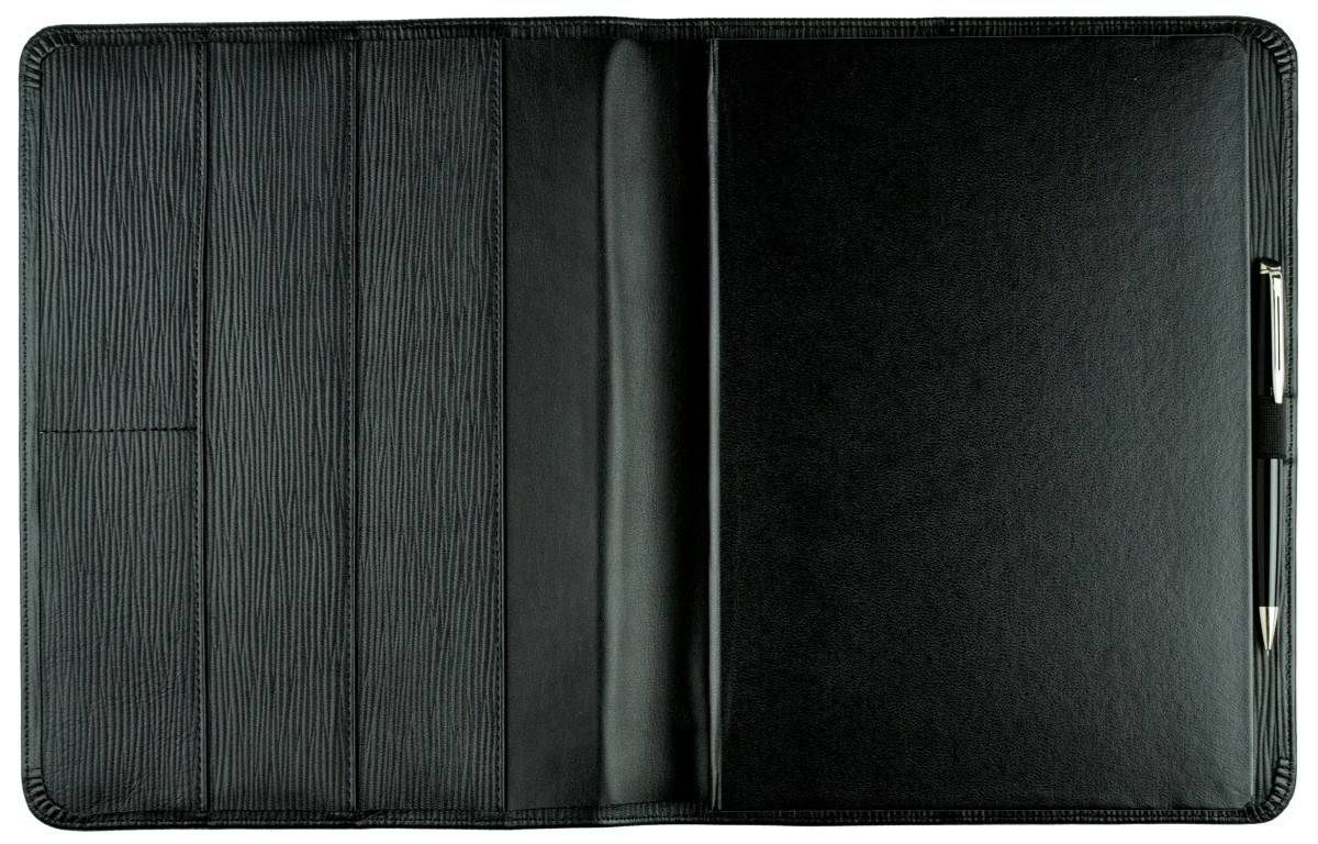 Notizbuch DIN B5+ | Echtleder | PAGLIA schwarz