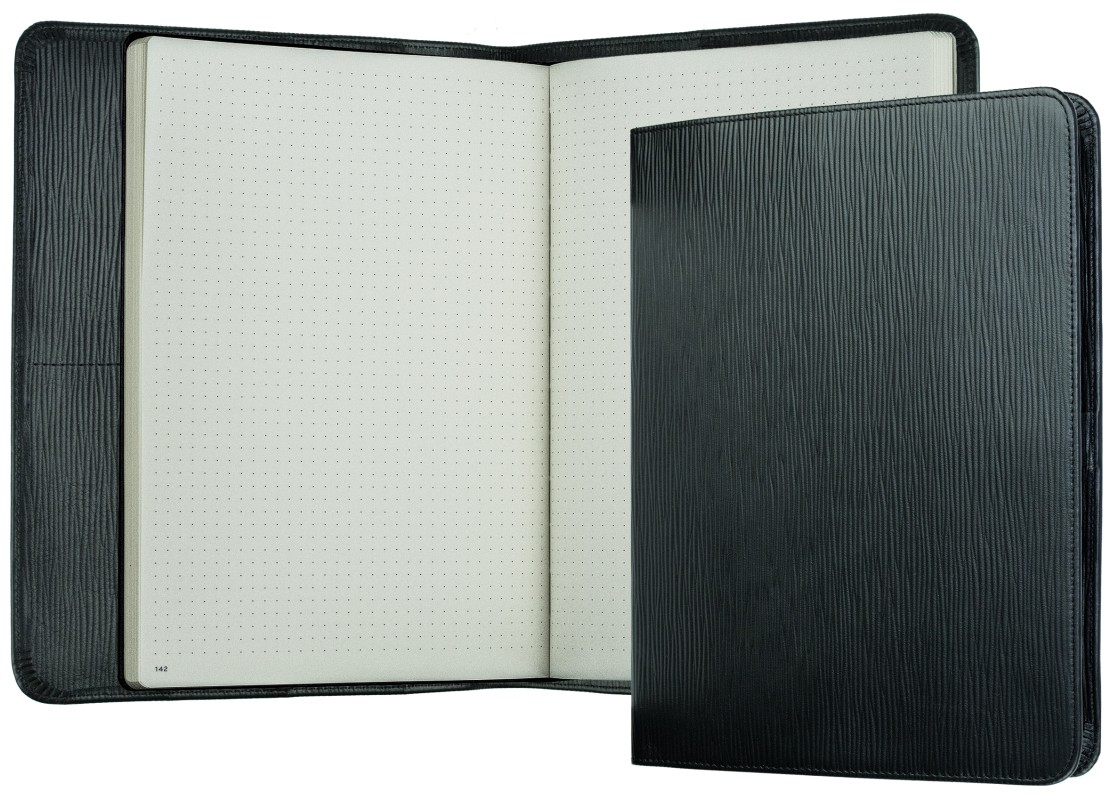 Notizbuch DIN B5+ | Echtleder | PAGLIA schwarz