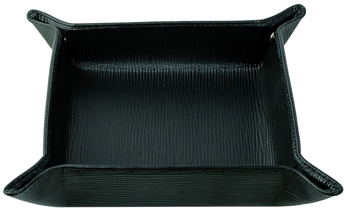 Taschenleerer PREMIUM LEDER MANHATTAN schwarz mit Paglia Narbung
