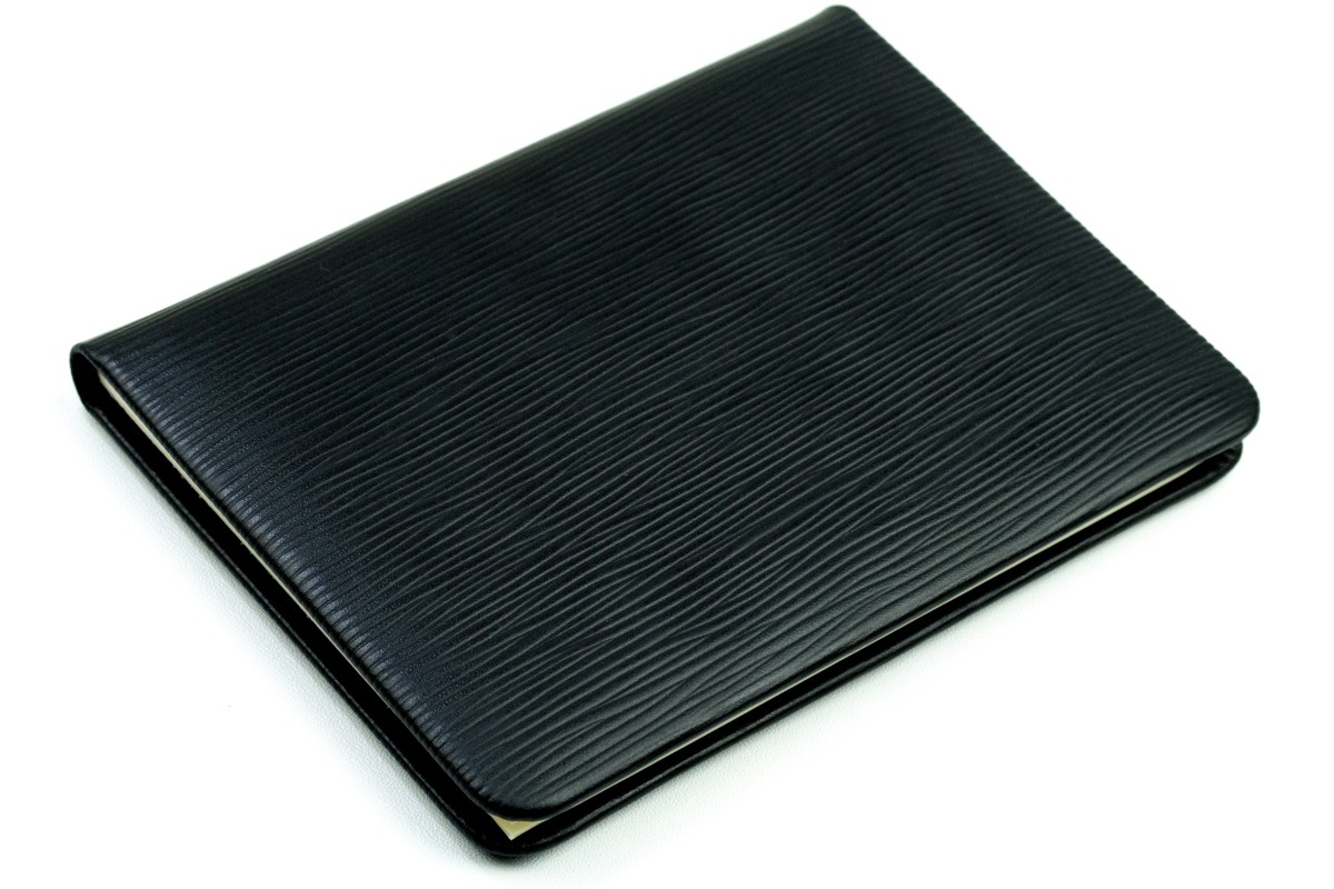 Adressbuch DIN A6+ (gebunden) | Echtleder | PAGLIA schwarz