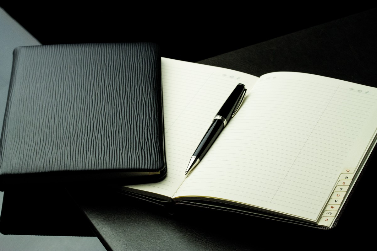 Adressbuch DIN A5 (gebunden) | Echtleder | PAGLIA schwarz