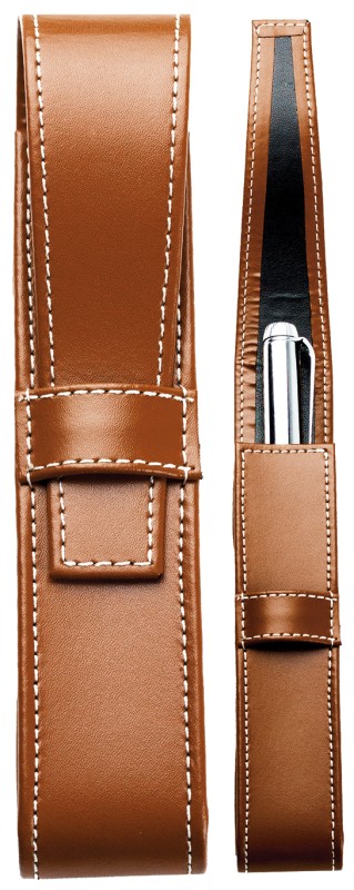 Schreibgeräteetui UNO CAMBRIDGE Top Grain Leder hellbraun