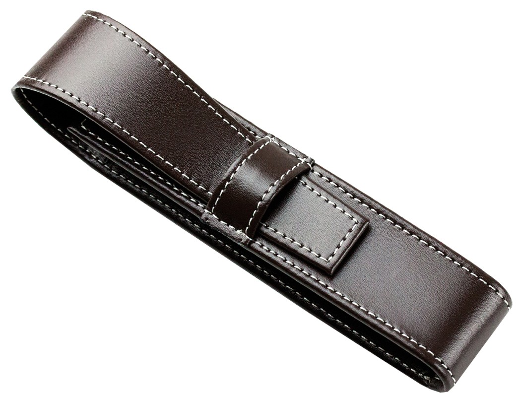 Schreibgeräteetui UNO CAMBRIDGE Top Grain Leder dunkelbraun