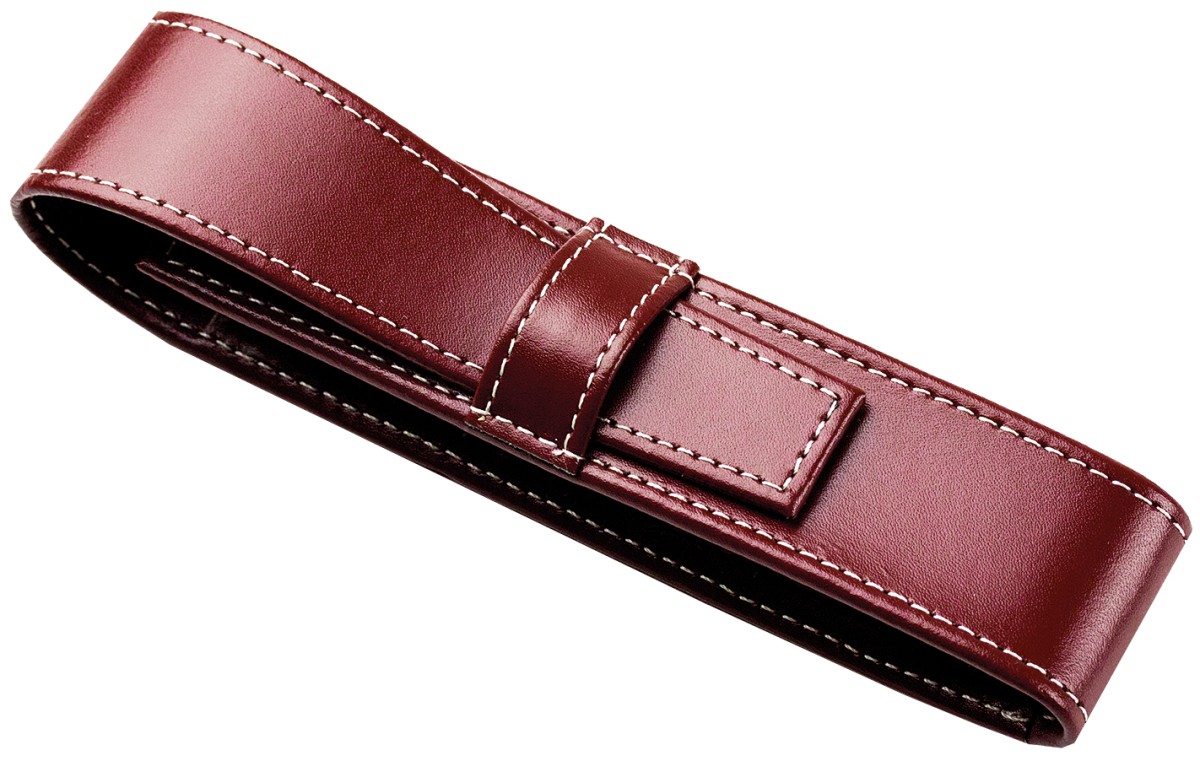 Schreibgeräteetui UNO CAMBRIDGE Top Grain Leder rot