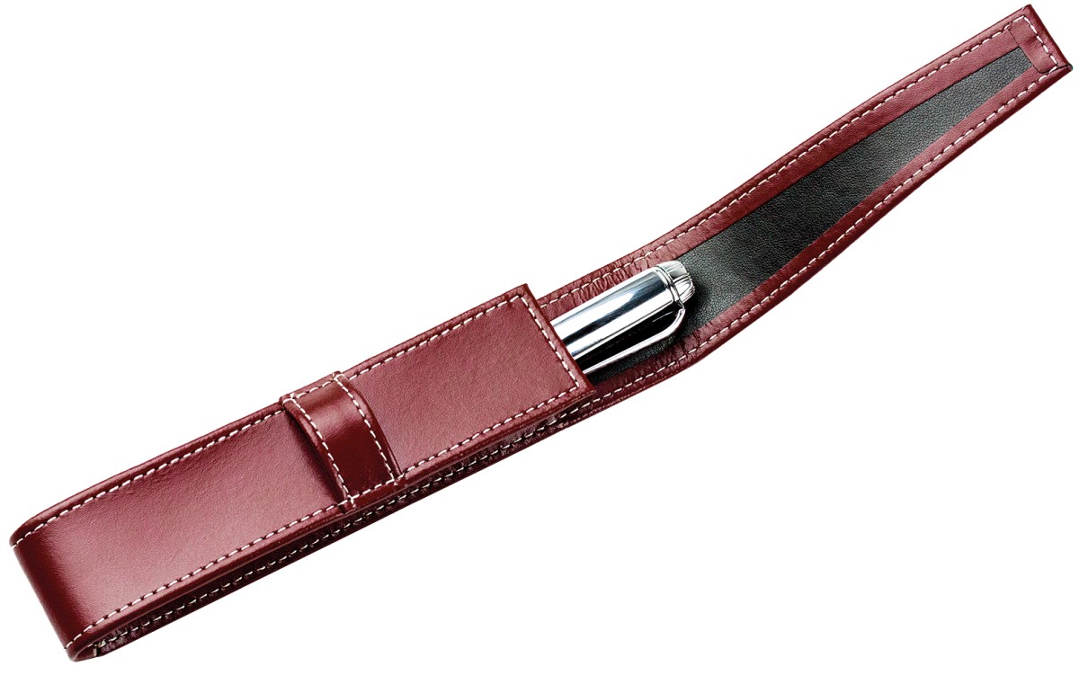Schreibgeräteetui UNO CAMBRIDGE Top Grain Leder rot
