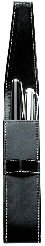 Schreibgeräteetui DUO CAMBRIDGE Top Grain Leder schwarz
