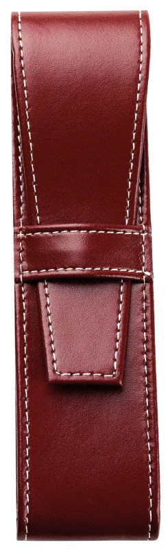Schreibgeräteetui DUO CAMBRIDGE Top Grain Leder rot