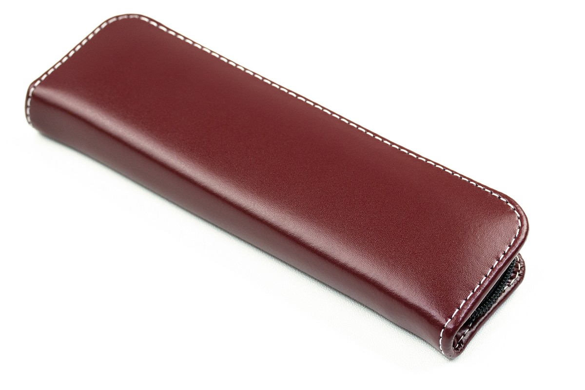 RV-Schreibgeräteetui DUO - CAMBRIDGE Top Grain Leder - rot