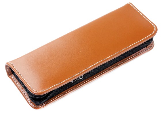 RV-Schreibgeräteetui TRIO - CAMBRIDGE Top Grain Leder - hellbraun