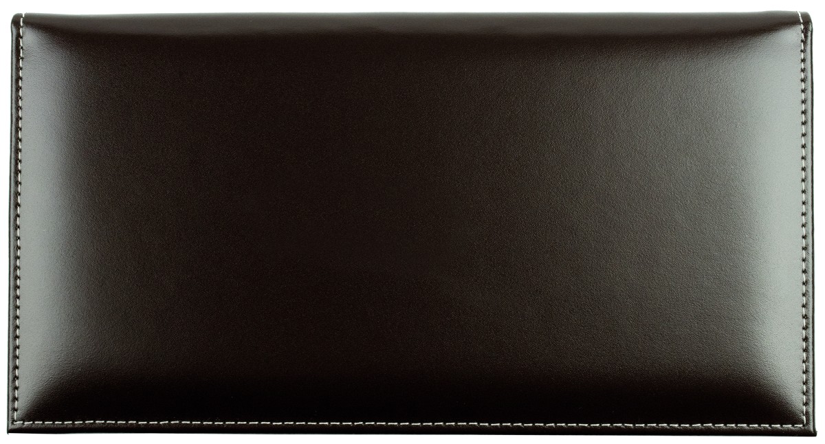 Ablagekasten mit Deckel CAMBRIDGE Top Grain Rindspaltleder dunkelbraun