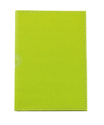 Reisepass / Impfausweis Etui mit RFID Schutz in Lederimitat ECO APPLE LEATHER grün