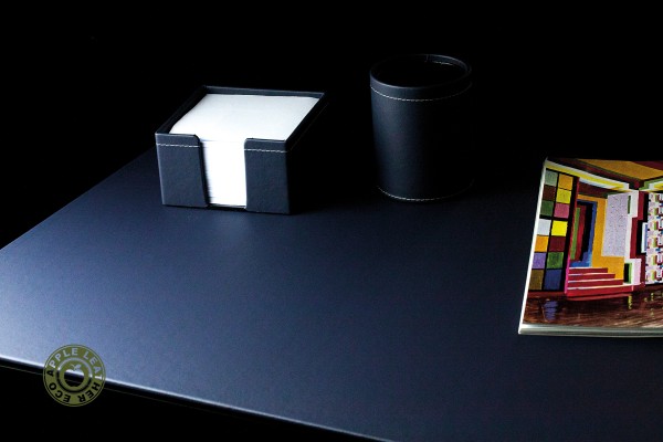 Zettelkasten ECO APPLE LEATHER Lederimitat dunkelblau