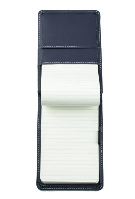 Reporterblock DIN A6 Lederimitat ECO APPLE LEATHER dunkelblau