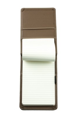 Reporterblock DIN A6 Lederimitat ECO APPLE LEATHER braun